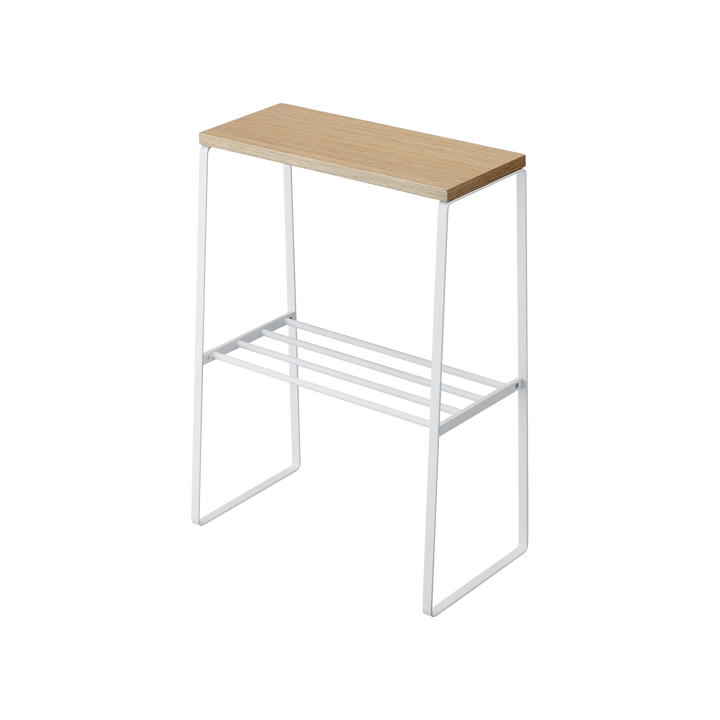 End Table (22" H)  - Steel + Wood