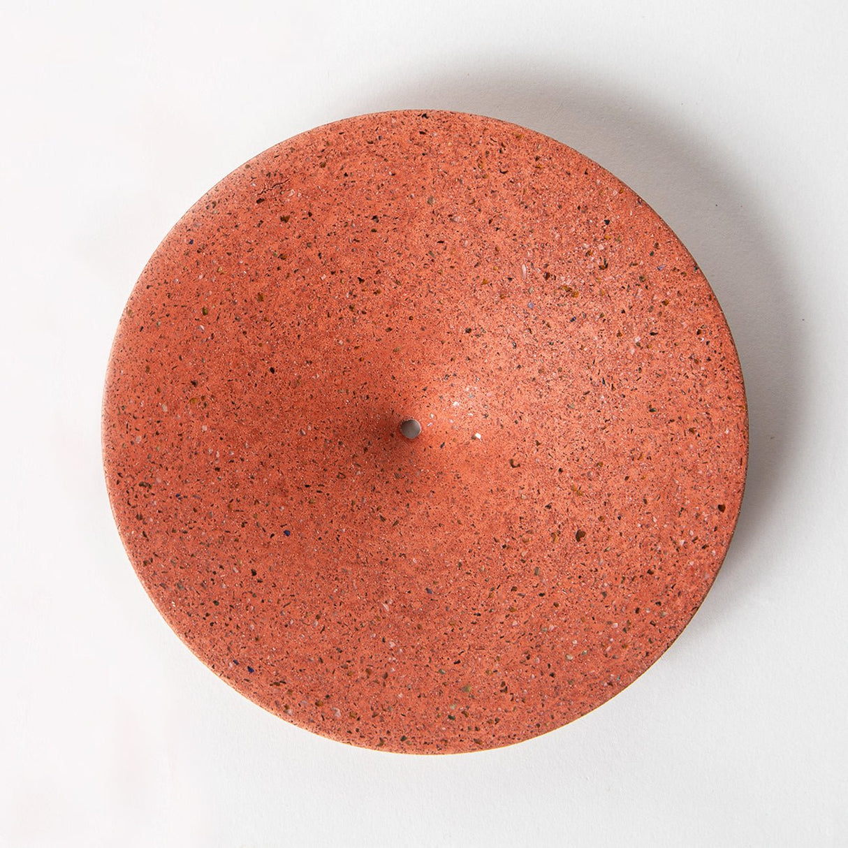 Dimple Wall Hook, Large | Coral Terrazzo