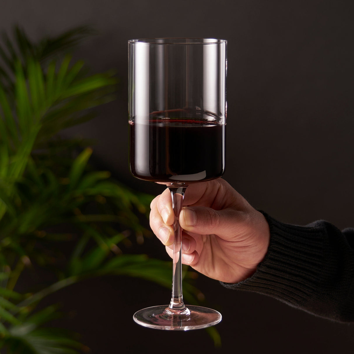 Laurel Crystal Red Wine Glasses Set of 2