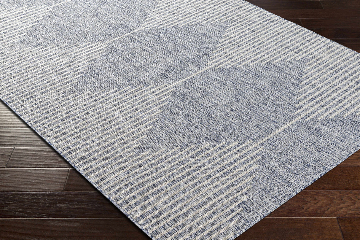 Tapis d'extérieur bleu Stephan