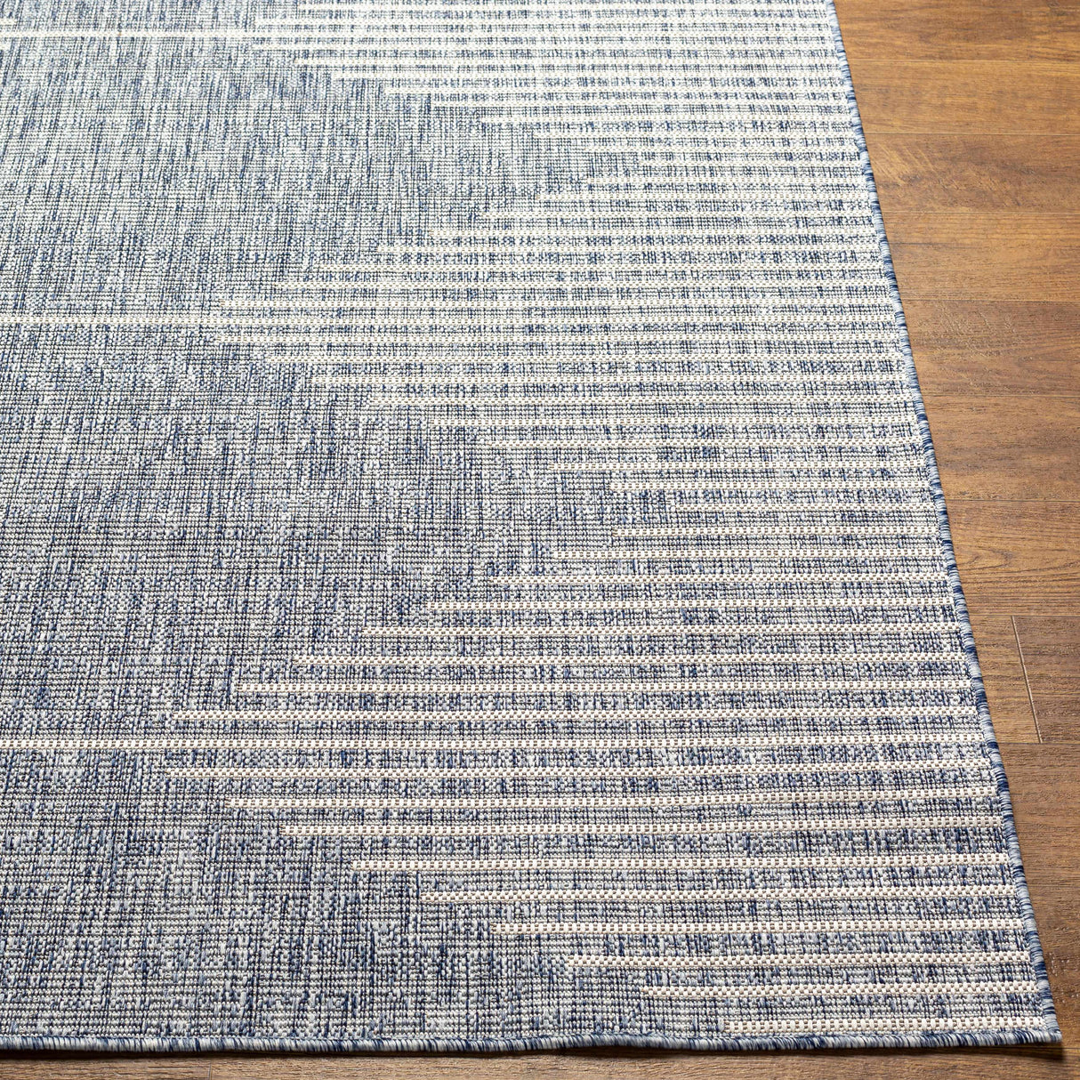 Tapis d'extérieur bleu Stephan