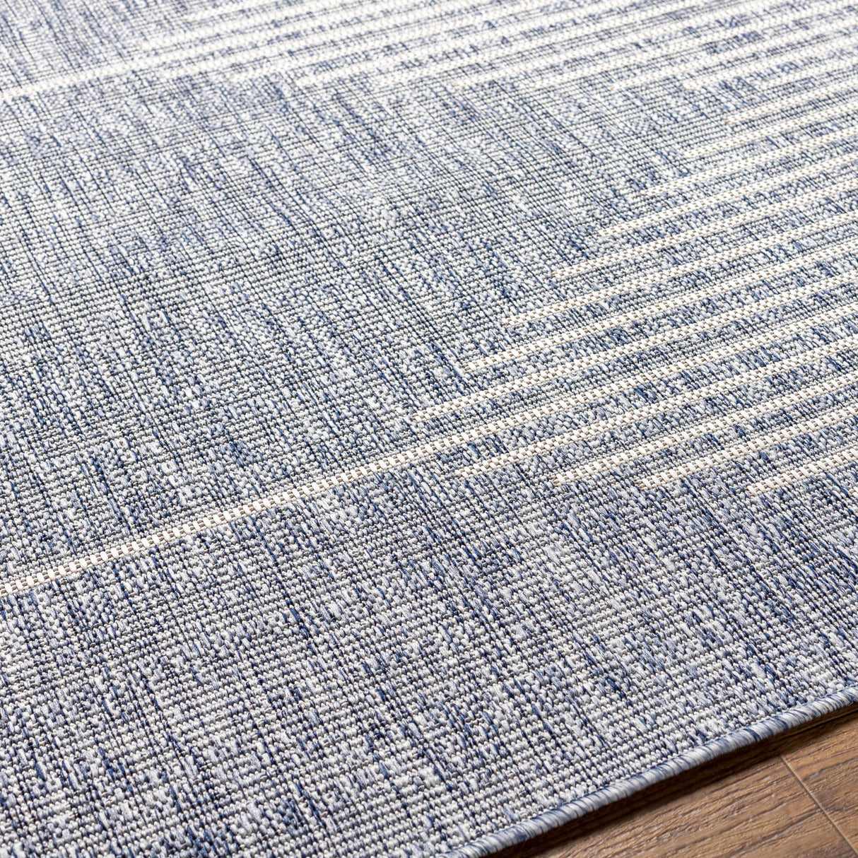 Tapis d'extérieur bleu Stephan