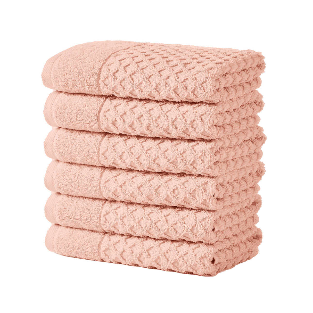 Cotton Diamond Waffle Weave Bath Towel Set - Grayson Collection