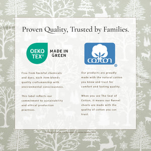 4-Piece Turkish Cotton Flannel Sheet - Lakeview Collection