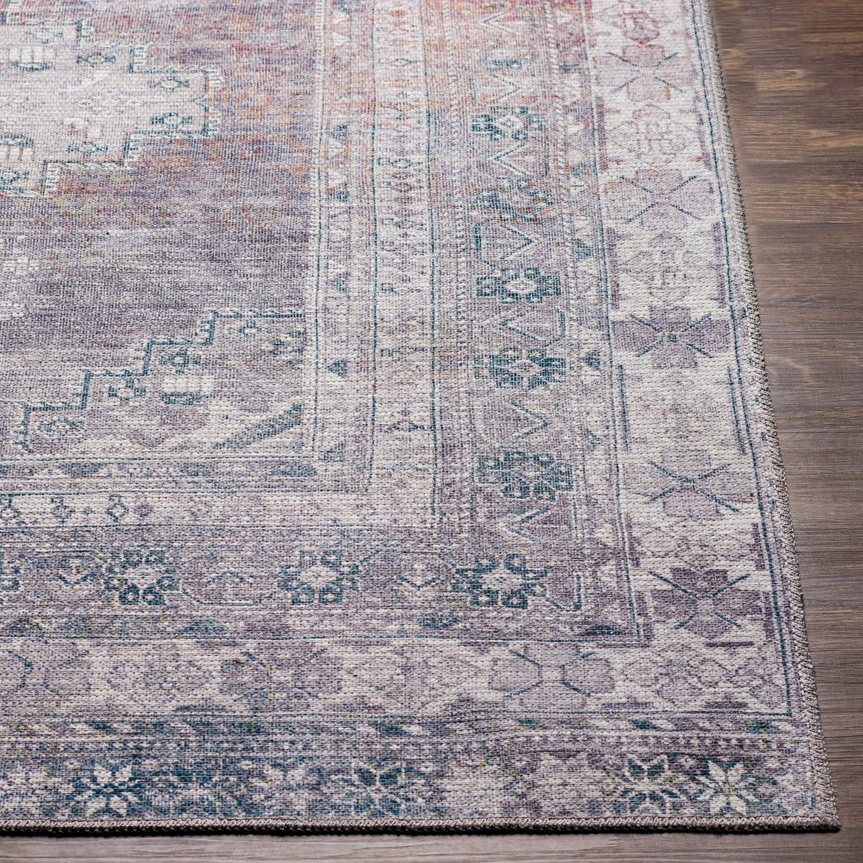 Baltinglass Gray Washable Rug - Promo