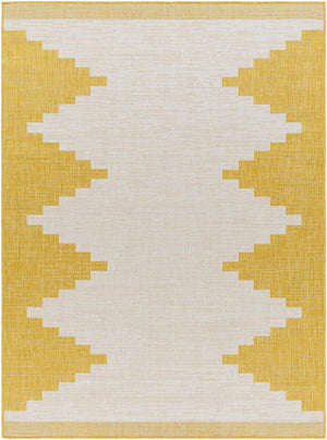 Djugun Metallic-Gold Indoor & Outdoor Rug