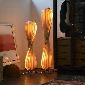 Ozawa Twisted Bamboo Lamp