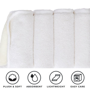 4 Pack Two-Toned Hand Towel - Vanessa Collection
