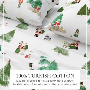 4-Piece Turkish Cotton Flannel Sheet - Whittaker Collection