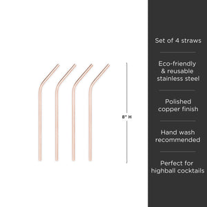 Summit Cocktail Straws Set of 4