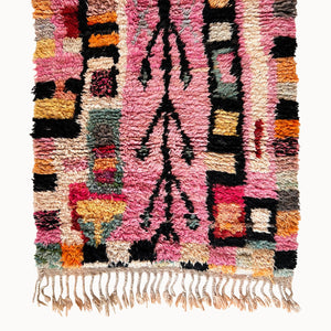 Elamria Contemporary Moroccan Rug | 3'4" x 10'4"