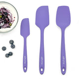 Elihome 3 Piece Silicone Spatula Set - Red