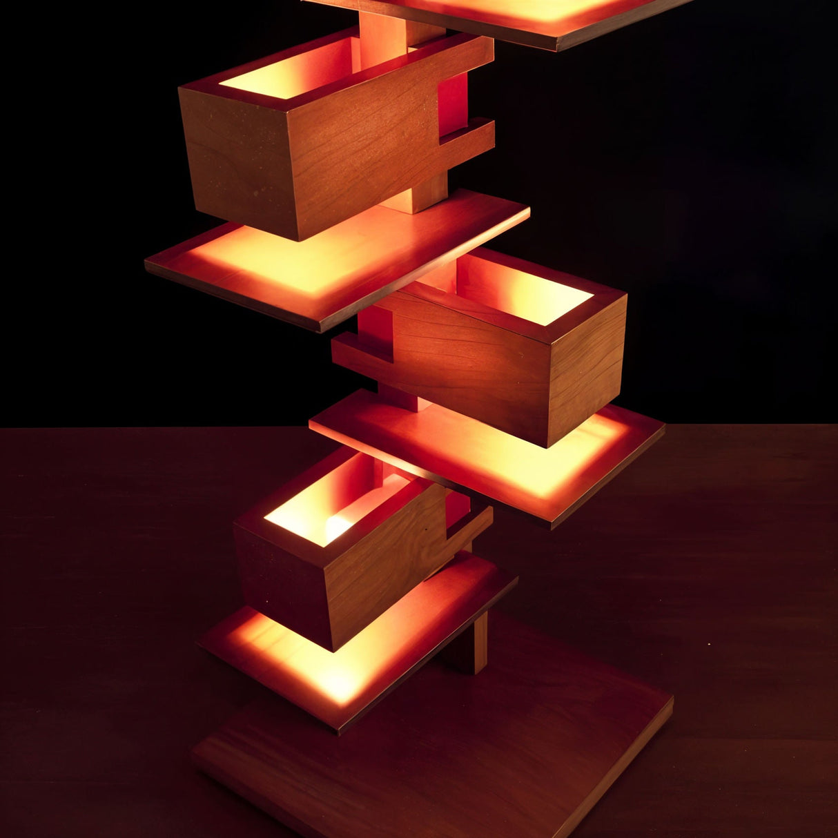 Jenga Lamp