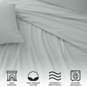 Turkish Cotton Flannel Sheet - Raye Collection