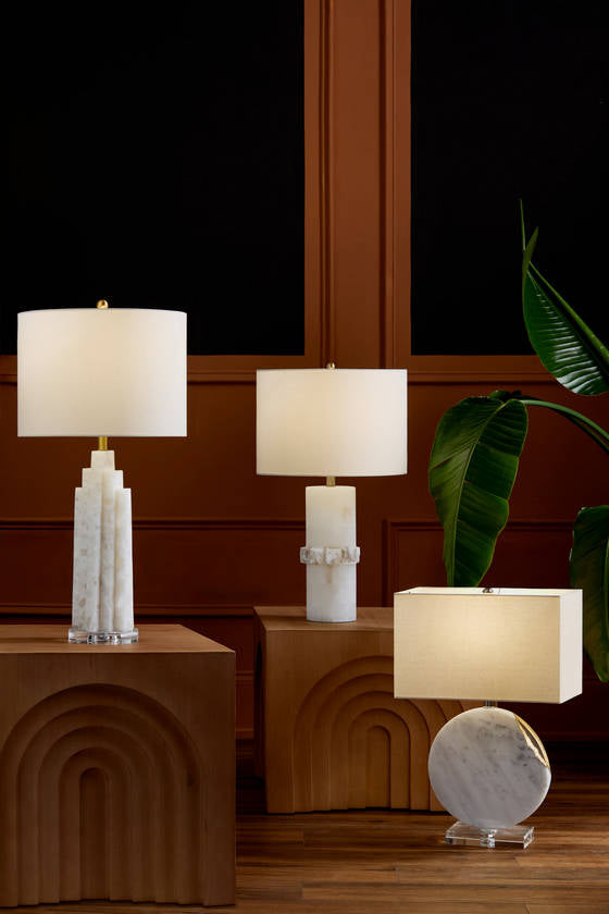 Branton Global White Table Lamp