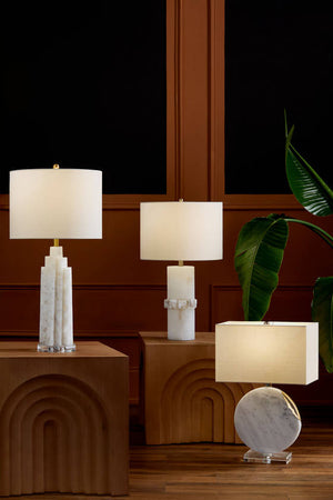 Branton Global White Table Lamp