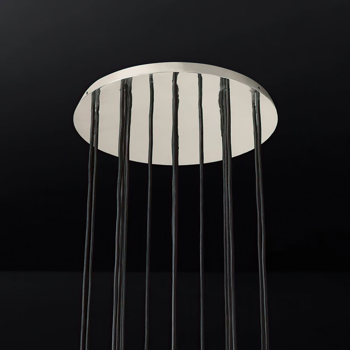 Kristal Crystal Round Cluster Chandelier