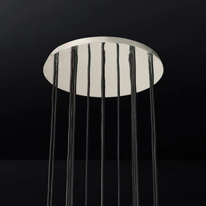 Kristal Crystal Round Cluster Chandelier