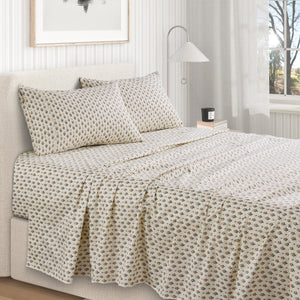 Watercolor Floral Sheet Set - Delia Collection