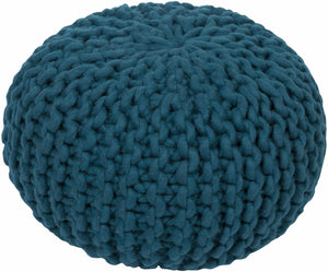 Haidershofen Teal Pouf