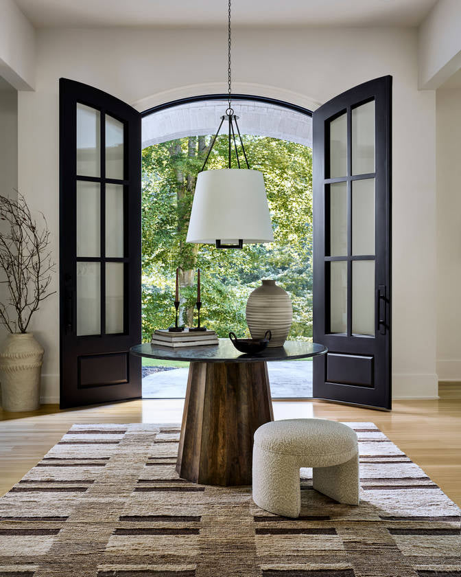 Ryo Beige Ottoman