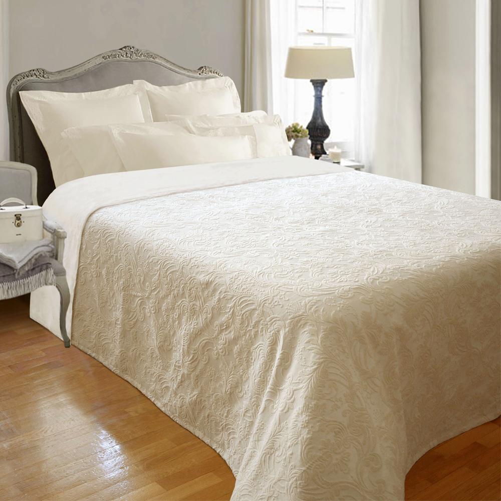 Floral Brocade Jacquard Bedspreads