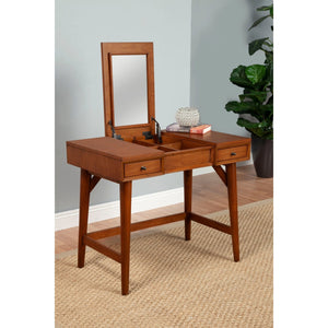 Flynn Bedroom Vanity, Chestnut
