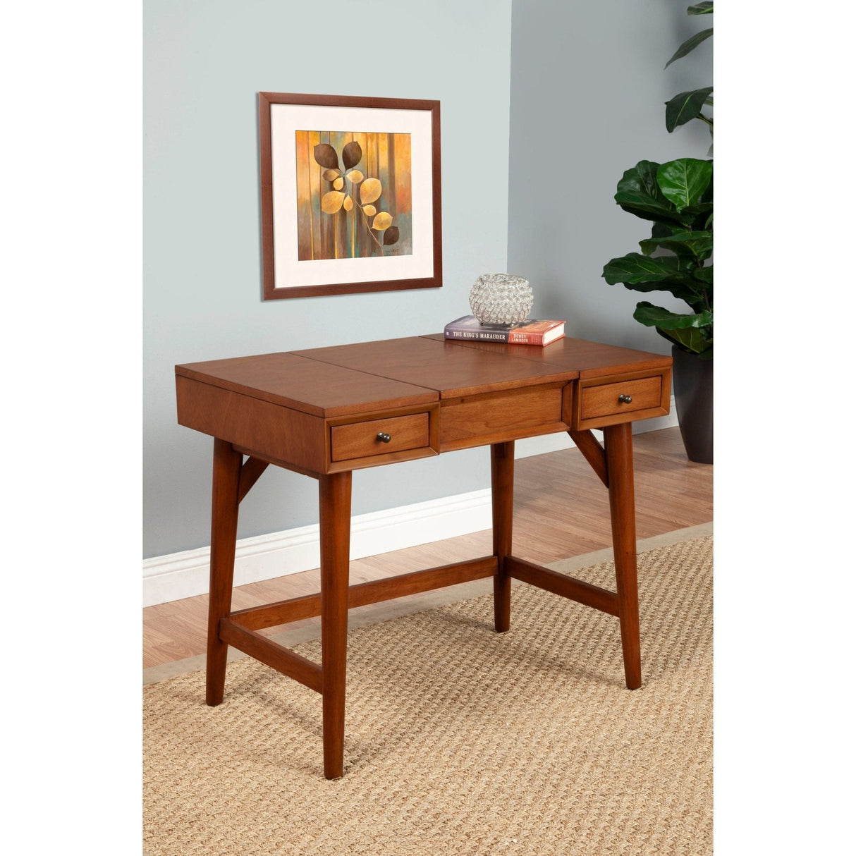 Flynn Bedroom Vanity, Chestnut