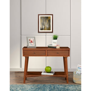 Flynn Console Table, Chestnut