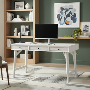 Flynn Large Desk, White