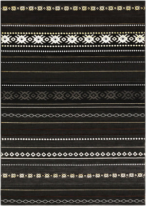 Fogertown Black Western Rug