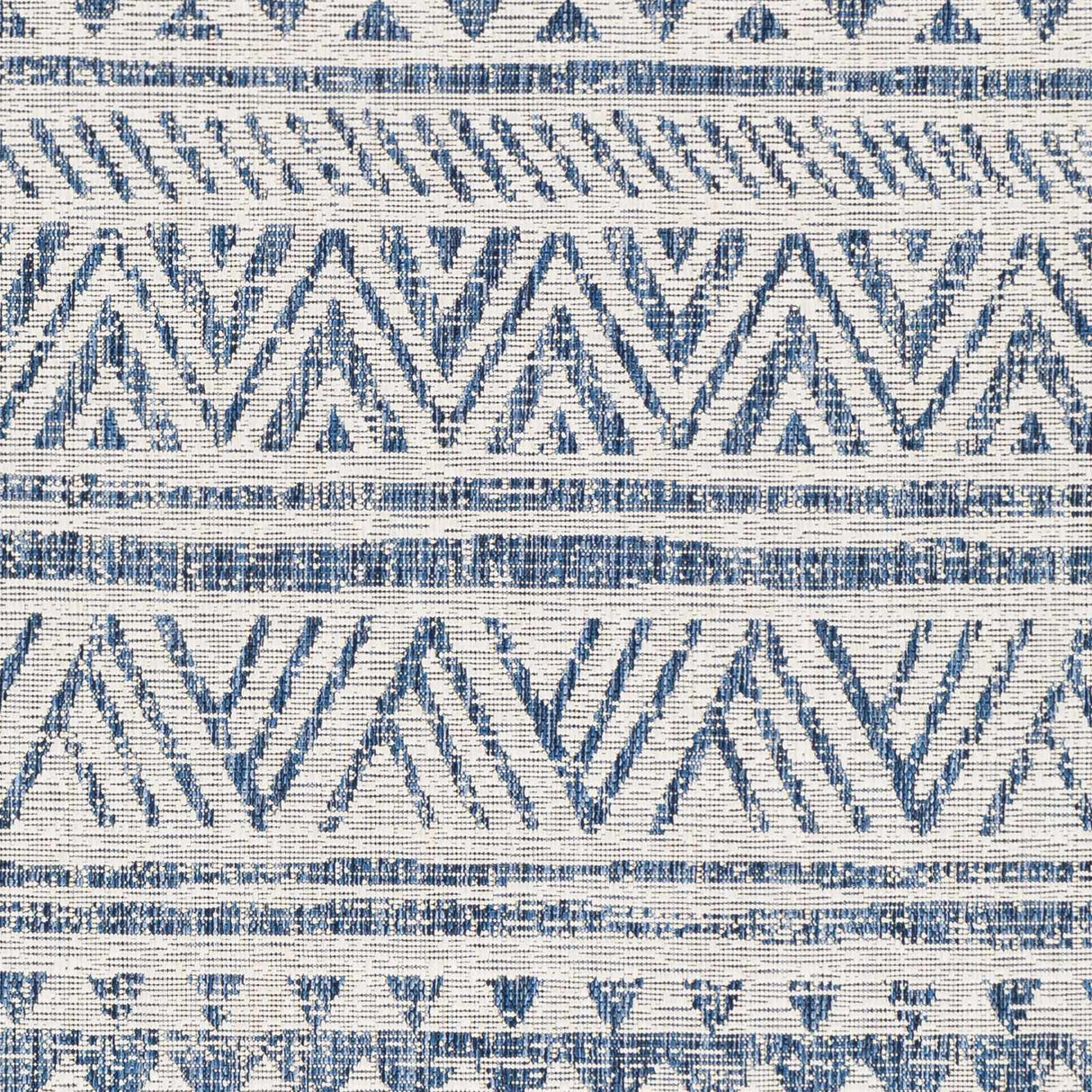 Novato Navy All Over Pattern Performance Rug