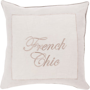 Fleurus Ivory Pillow Cover