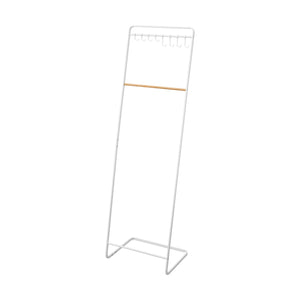 Coat Rack with Hat Storage (66" H)  - Steel + Wood