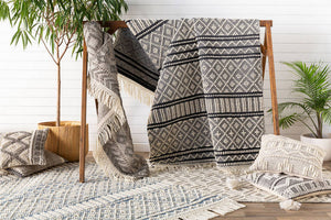 Beloeil Black Pillow Cover