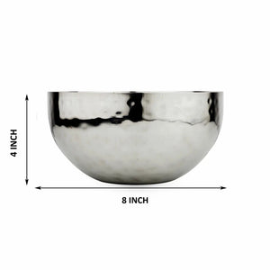 Full Polished Stainless Steel 8" Fruit Bowl