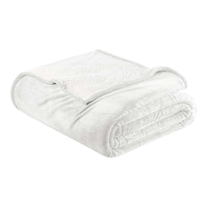Velvet Plush Sherpa Bed Blanket - Sherpa Fleece Collection