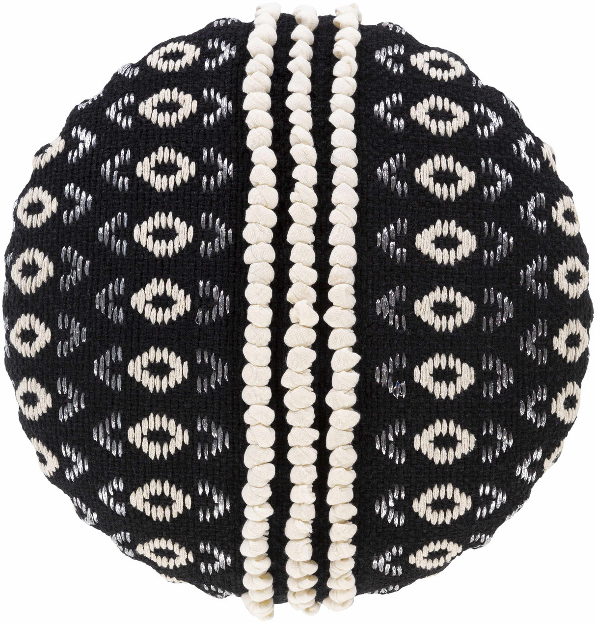 Oberkappel Black Ottoman