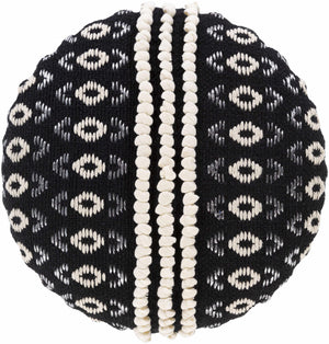 Oberkappel Black Ottoman