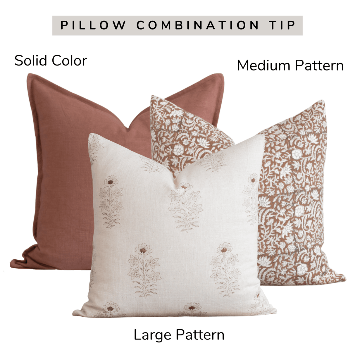 Gávea Solid Color Pillow Cover | Terracotta