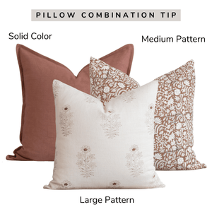 Gávea Solid Color Pillow Cover | Terracotta