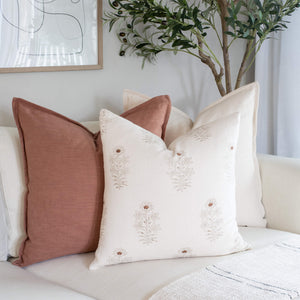 Gávea Solid Color Pillow Cover | Terracotta