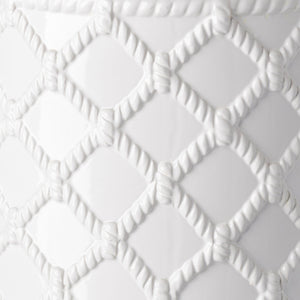 Muhr White Garden Stool