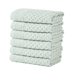 Cotton Diamond Waffle Weave Bath Towel Set - Grayson Collection