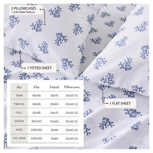 Coastal Printed Sheet Set - Newport Collection