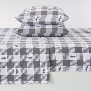 100% Turkish Cotton Flannel Sheet Sets - Boulder Collection