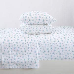 4-Piece Coastal Microfiber Sheet - Newport Collection