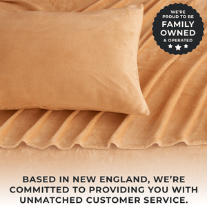 4-Piece Solid Jewel-Toned Plush Sheet - Velvet Luxe Collection