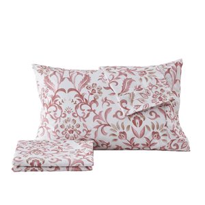 4 Piece Watercolor Floral Microfiber Sheet - Delia Collection