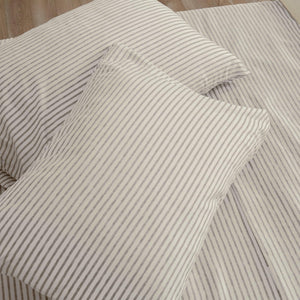 Striped Microfiber Sheet Set - Evette Collection